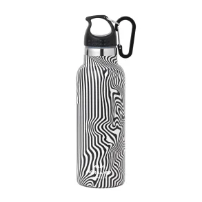 Thermality water bottle black/white