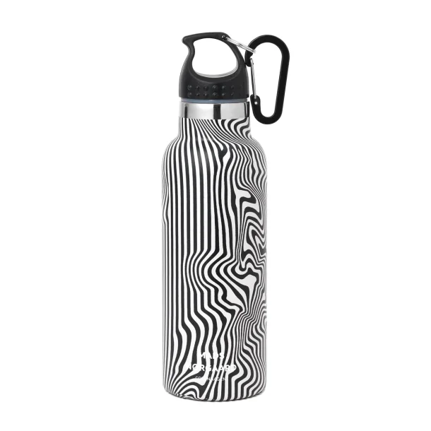 Thermality water bottle black/white
