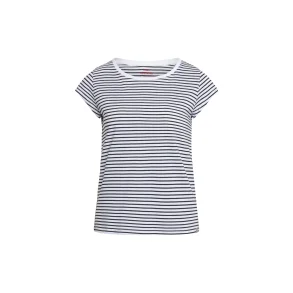 Organic jersey teasy tee white/blac