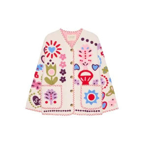 Maggie jacket white multi 