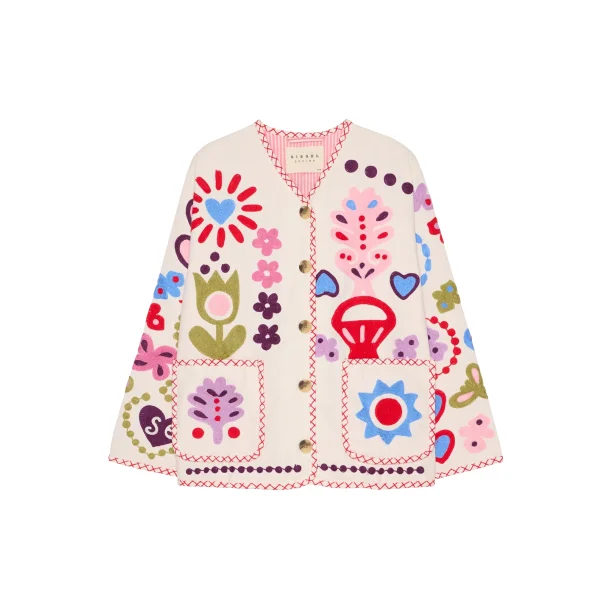 Maggie jacket white multi 