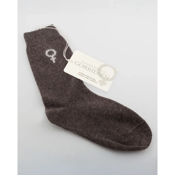 Magnolia basic sock brown 