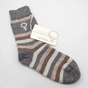 Magnolia striped grey/camel 