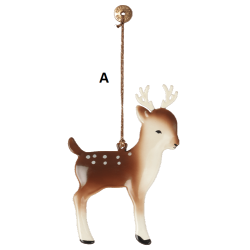 Metal ornament bambi 14-1516-00 