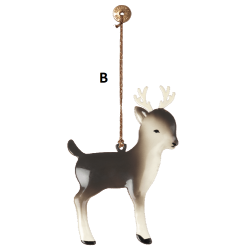 Metal ornament bambi 14-1516-00 