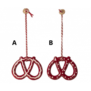 Metal ornament kringle 14-1502-00