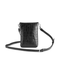 CarlyMBg Mobile Bag Croc Black