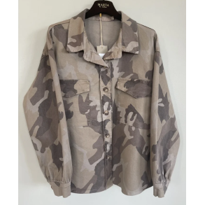 Mdcmoonstone jacket beige camo