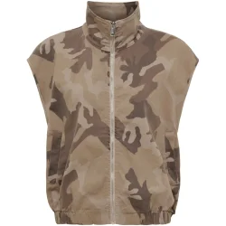 Mdcsilver vest beige camo