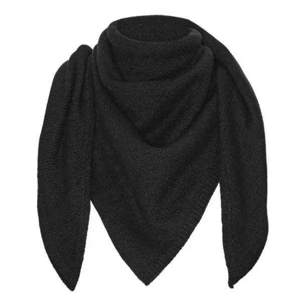 Melodia triangle scarf black 
