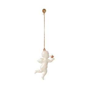Metal ornament engel stjerne 14-6511-02