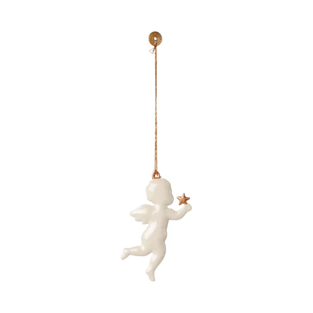 Metal ornament engel stjerne 14-6511-02