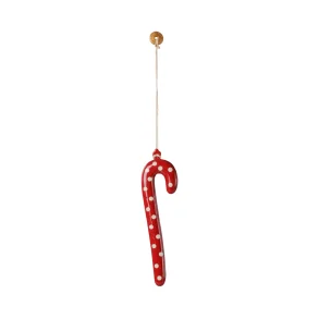 Metal ornament stor sukkerstang prik 14-6500-01