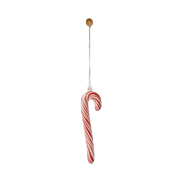 Metal ornament stor sukkerstang strib 14-6500-00