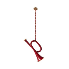 Metal ornament trompet rd