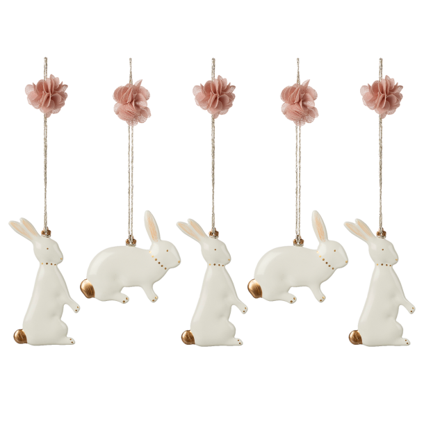 Metal ornamenter p�skehare 18-6301-00