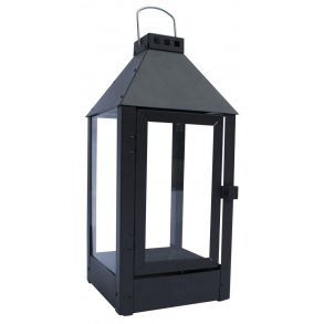 Midi Lantern Black/galv. 19x42,5
