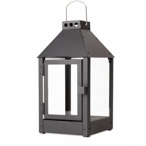 Mini Lantern Black/galv. 17x33,5