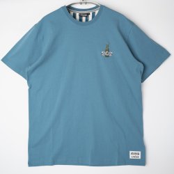 Mini bottle t-shirt harbor blue 