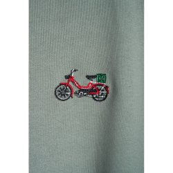 Mini red maxi crewneck seaspray