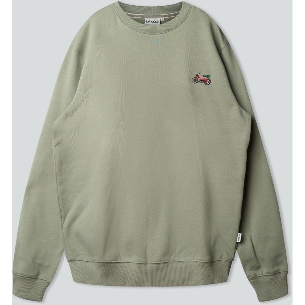 Mini red maxi crewneck seaspray