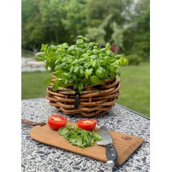 Mini rund rattanbowle 