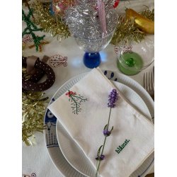 Mistelten stofservietter - 2 pak