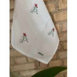 Mistelten stofservietter - 2 pak