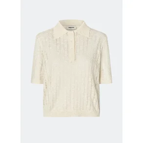 Agnesmd ss polo vanilla cream