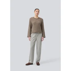 Kurtismd o-neck knit chocolate chip