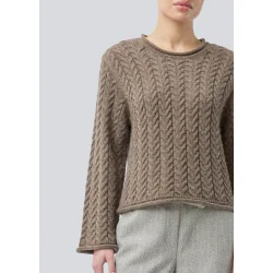 Kurtismd o-neck knit chocolate chip