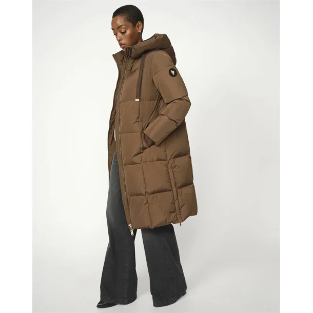 MMNova square down coat slate black