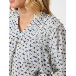 Nipoa dot flower blouse 