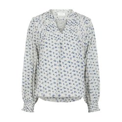 Nipoa dot flower blouse 