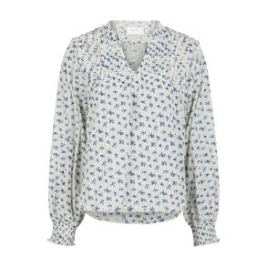 Nipoa dot flower blouse 