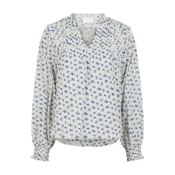 Nipoa dot flower blouse 