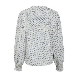 Nipoa dot flower blouse 