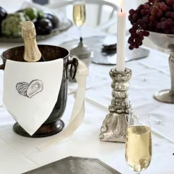 �sters serviet med perle 