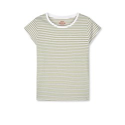 Organic jersey stripe teasy martini