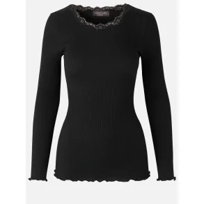 Organic t-shirt w/lace 4293-010