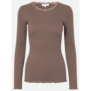 Organic t-shirt w/lace 4293-926