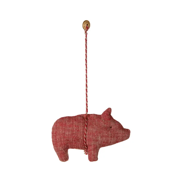 Ornament gris r�d 14-6550-00