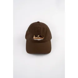 Otter vacation baseball cap