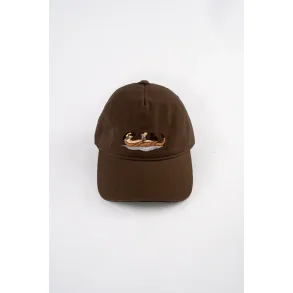 Otter vacation baseball cap