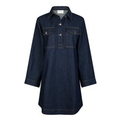 Paras denim dress dark blue 