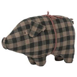 Pig small green check 14-3900-01