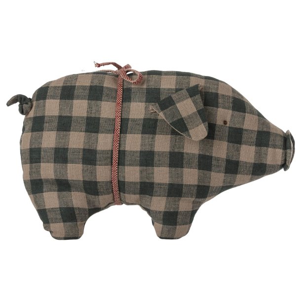 Pig small green check 14-3900-01
