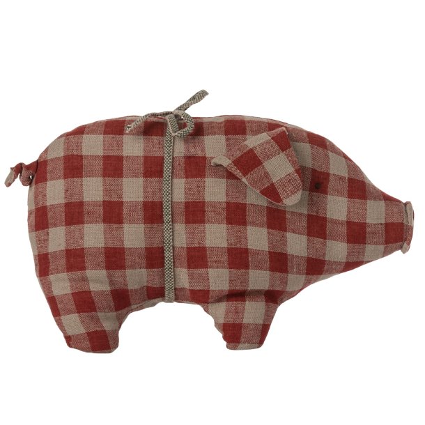 Pig small red check 14-3900-00