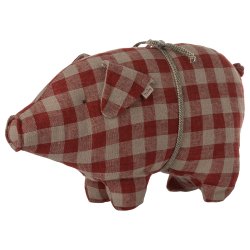 Pig small red check 14-3900-00