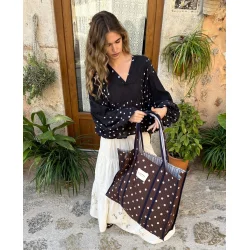 Pricilla bag dot brown 
